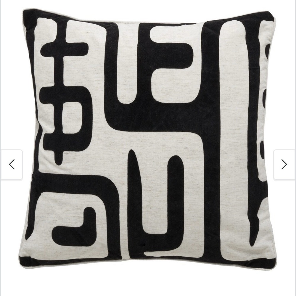Safavieh Accent MAIZE Ivory/black  PIL162A-20x20"  SET2 New